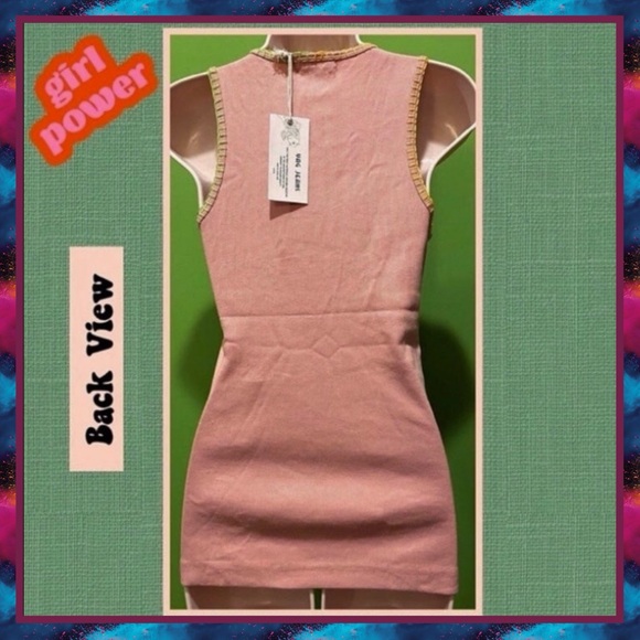 NWT JRS XS RIBBED COTTON TANK TOP EMBELLISHED/SEQUINS/BEADS/YARN - Picture 5 of 14